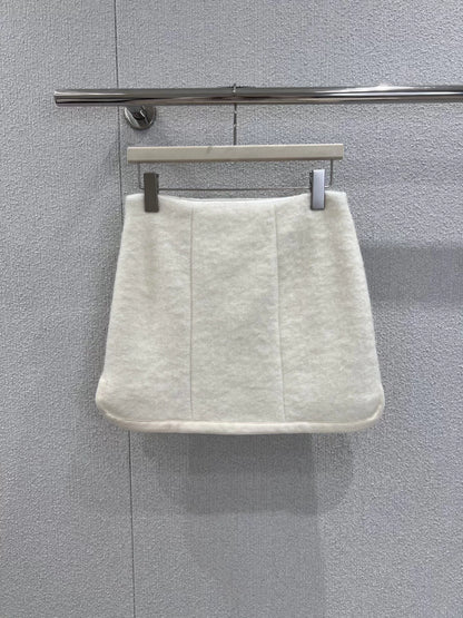 Round neck double breasted jacket