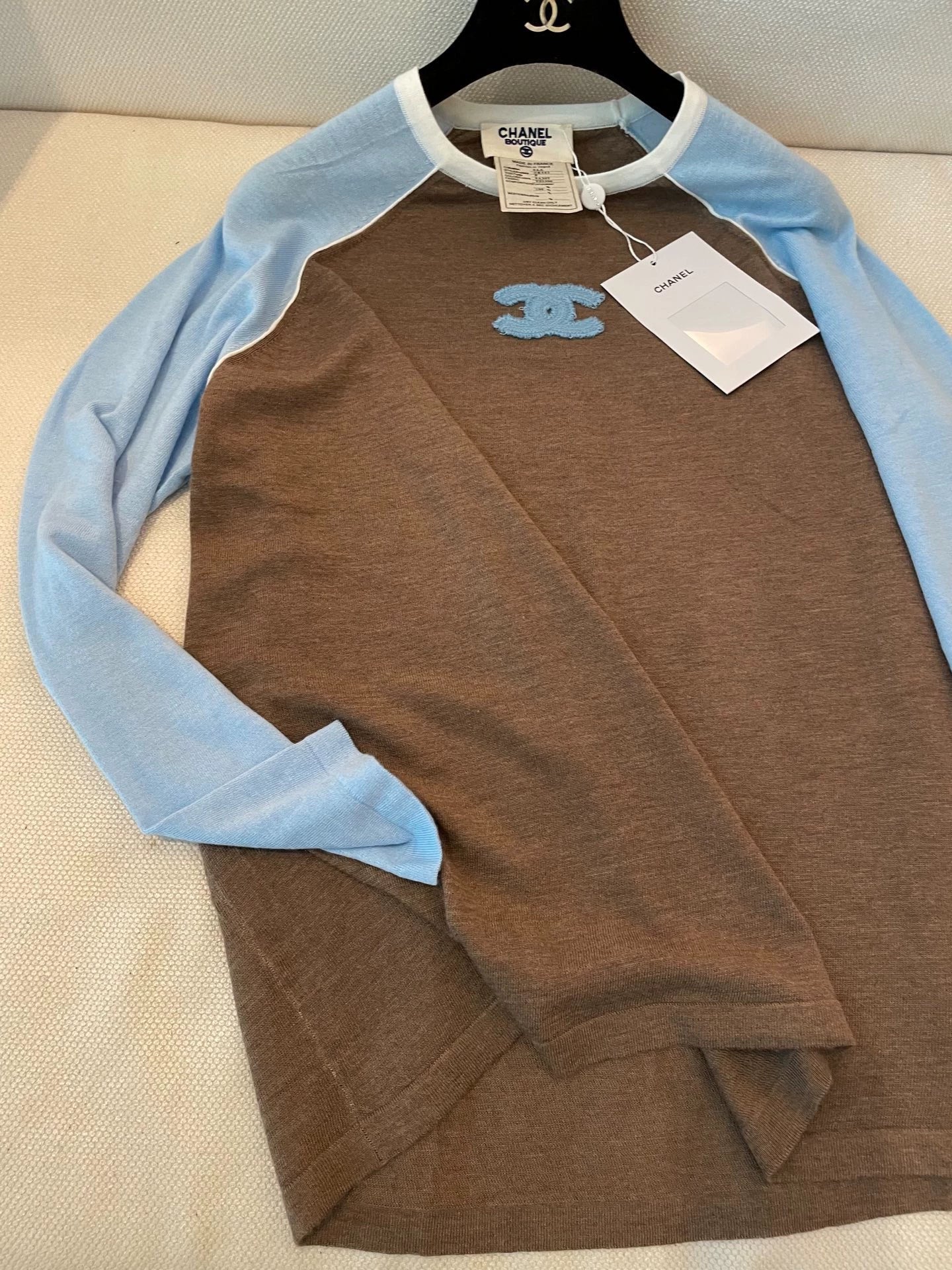 25fw New color blocked long sleeves