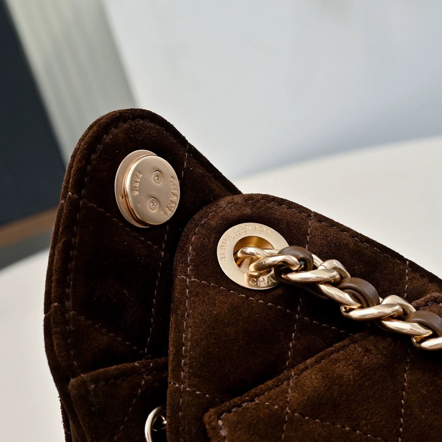 25C suede hippie bag (brown)