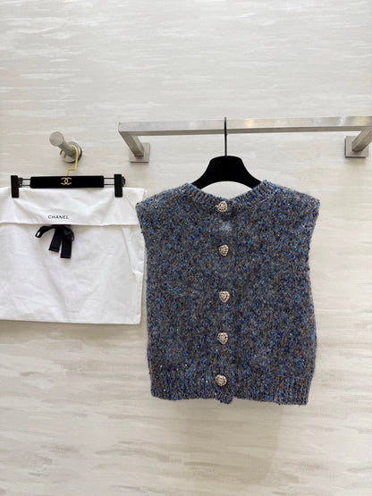 25fw Colorful reversible vest