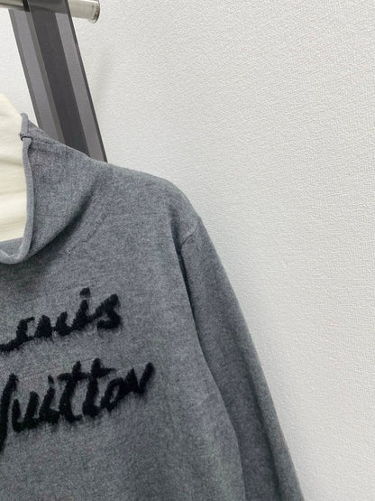 25fw Half high neck knitted sweater