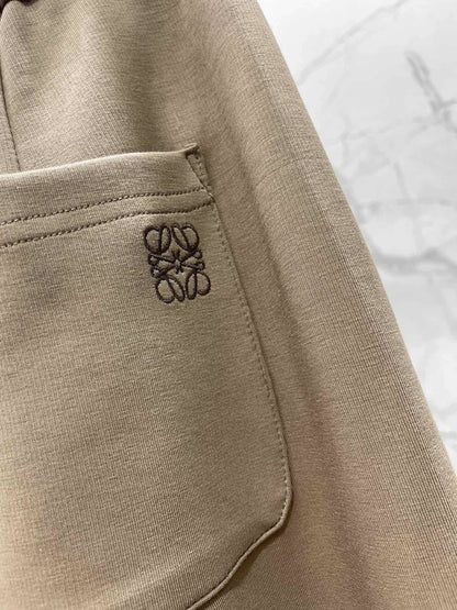 25fw Drawstring wide leg pants