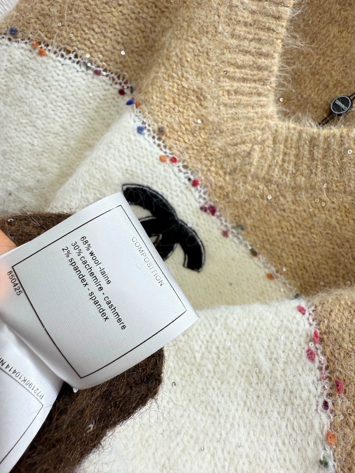 25fw Color blocked sweater