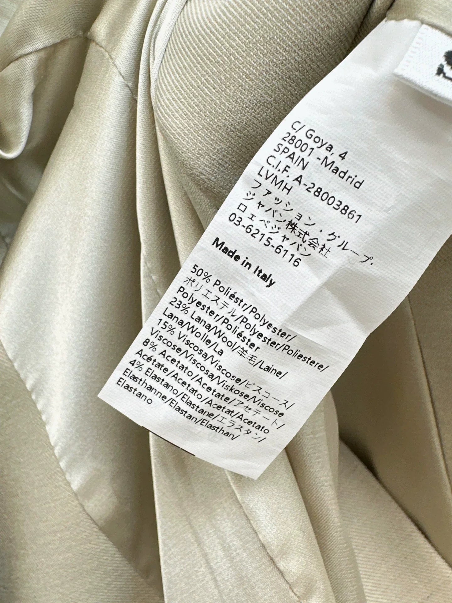 25fw Side button decorative suit jacket