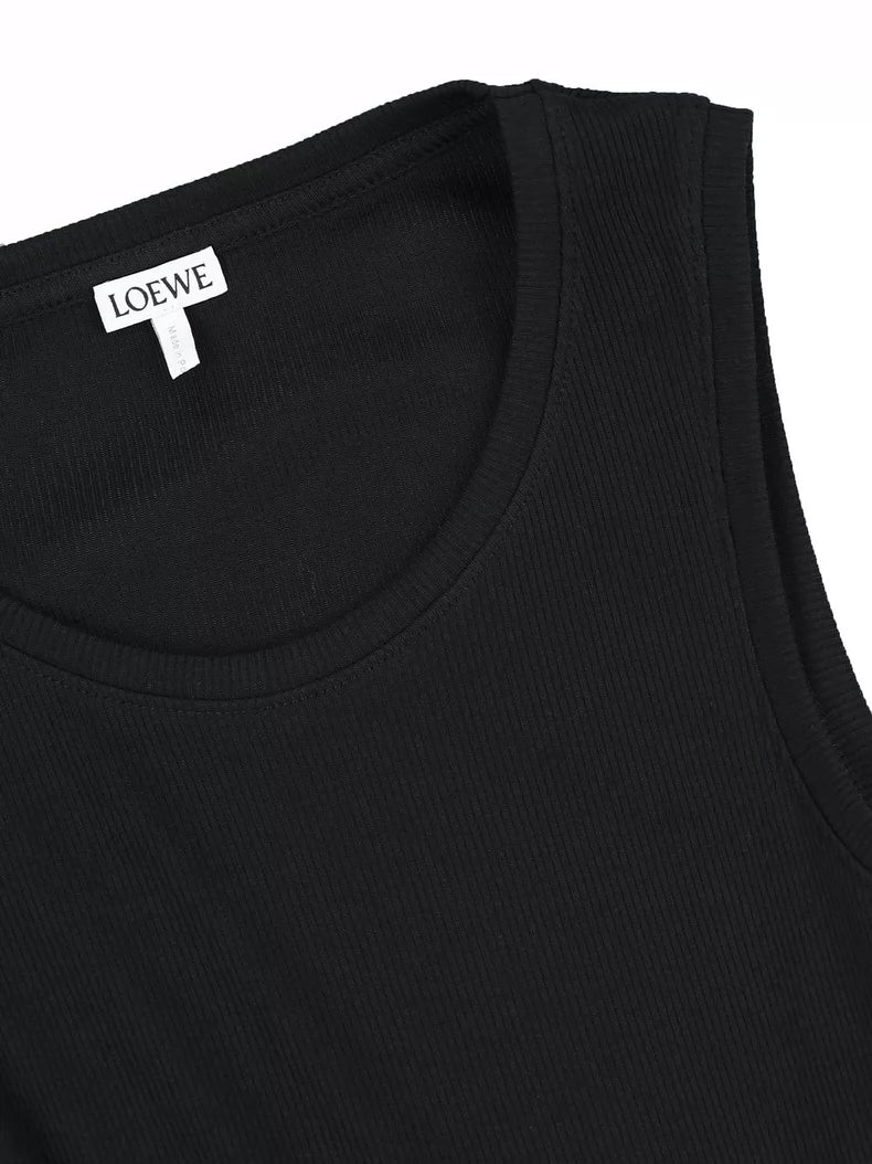 25fw Wrinkled gold buckle vest