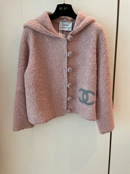 25fw Hooded lamb wool cardigan（Medieval Series）