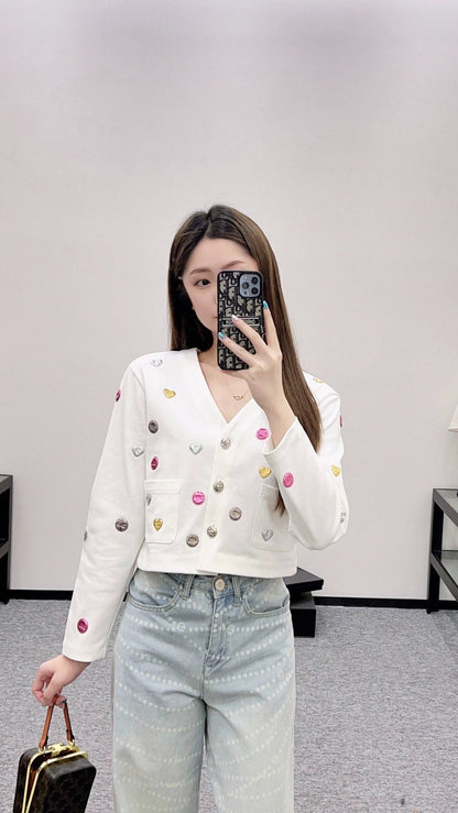 25fw Metal badge jacket