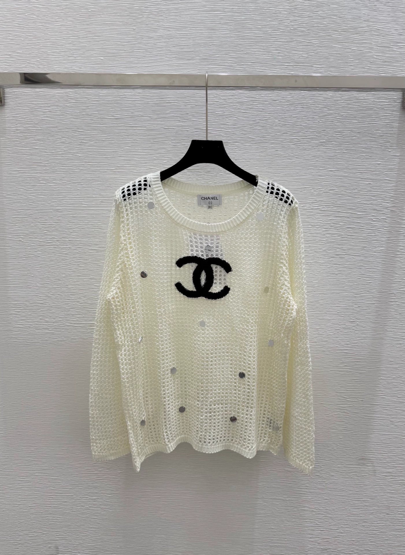 25fw Hollow knit sweater