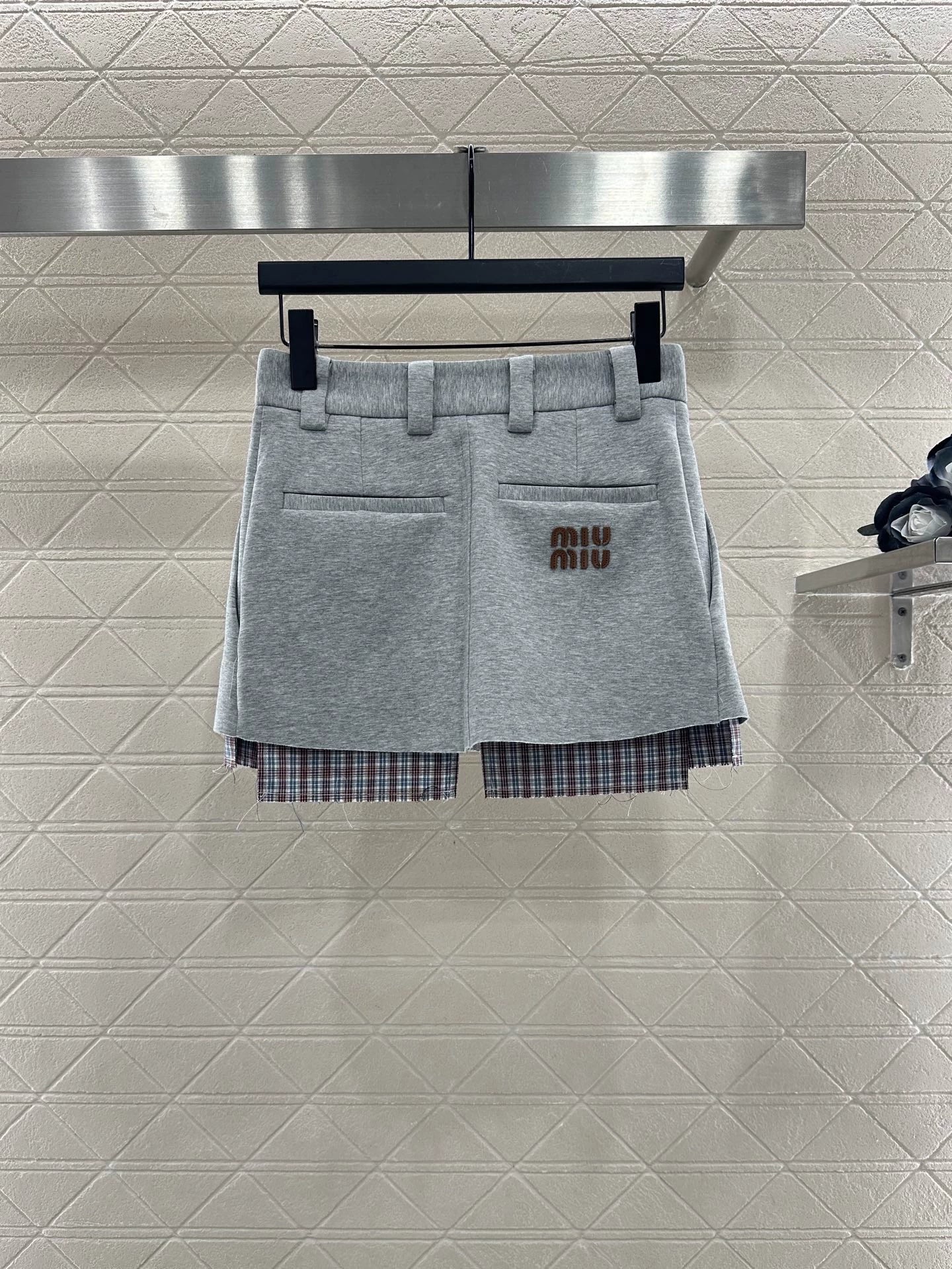 25fw Hooded jacket and short skirt set