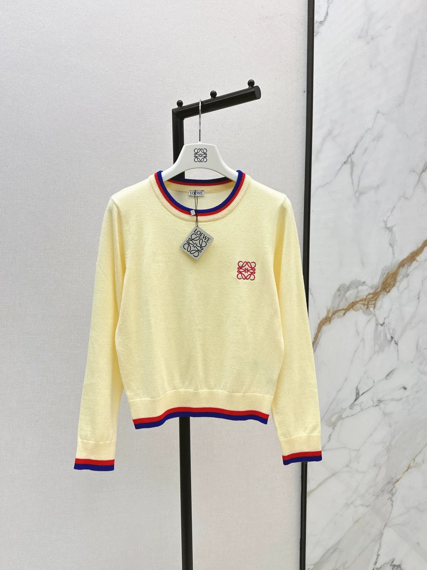 25fw Embroidered Knitted Sweater