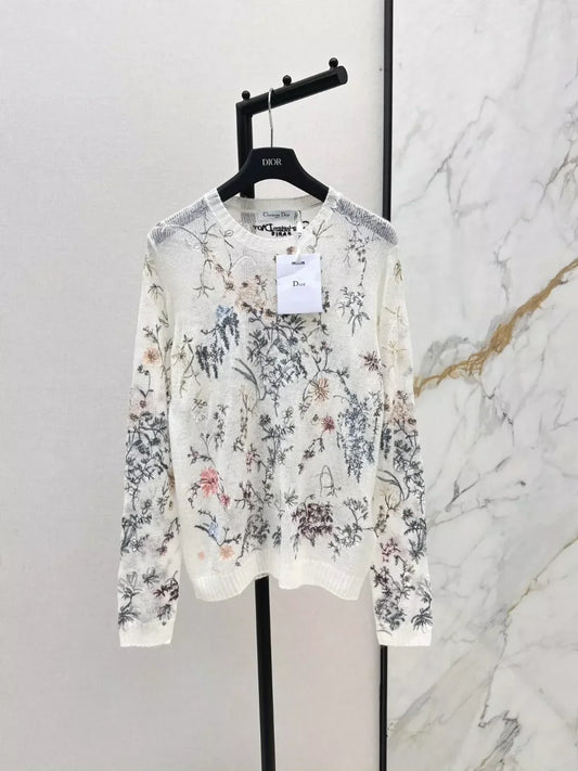 25fw Mohair knitted sweater