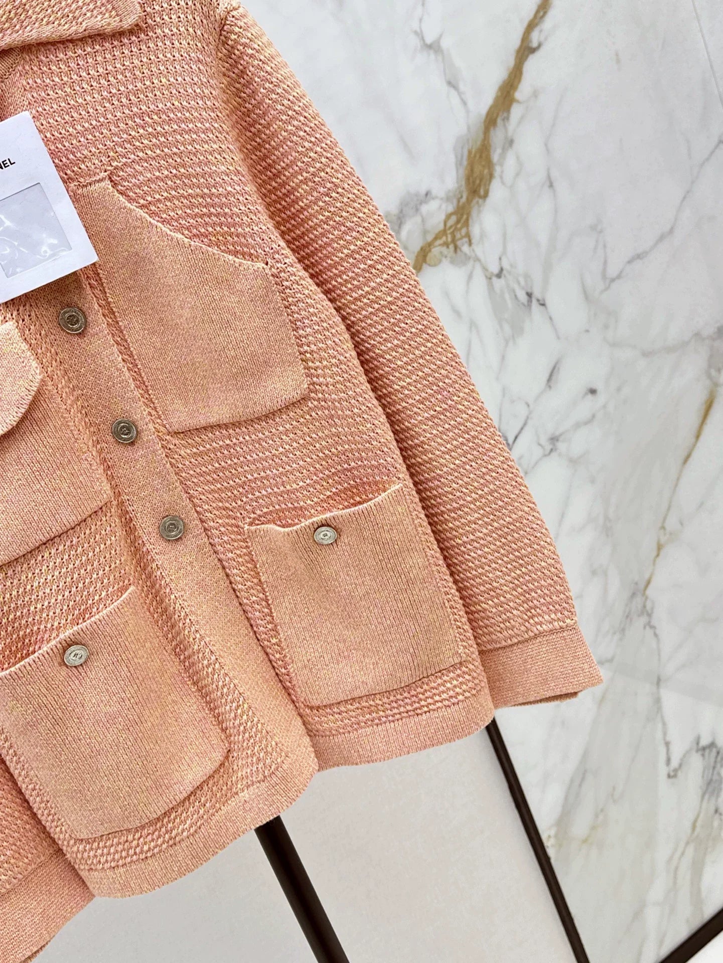 25fw Collar jacket knitted jacket