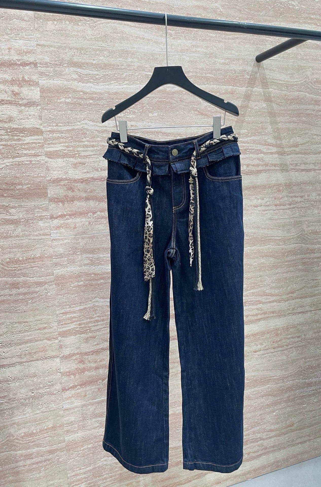 25fw Xiaoxiang lace hemp rope pants (vintage series)