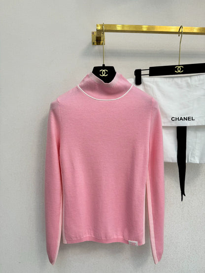High necked woolen sweater