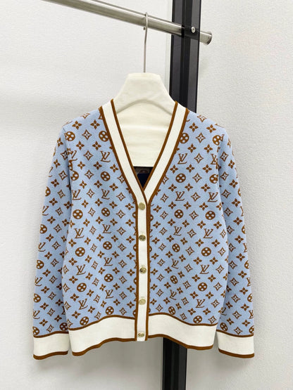 25fw Manlaohua V-neck cardigan