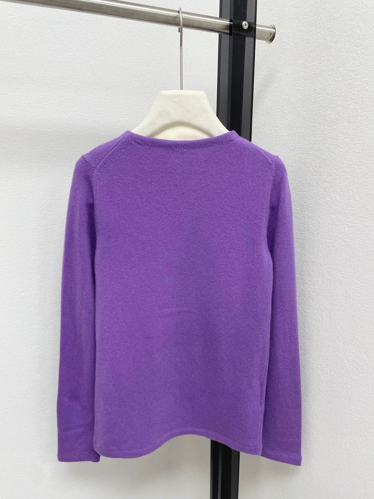 25fw Letter contrasting jacquard sweater