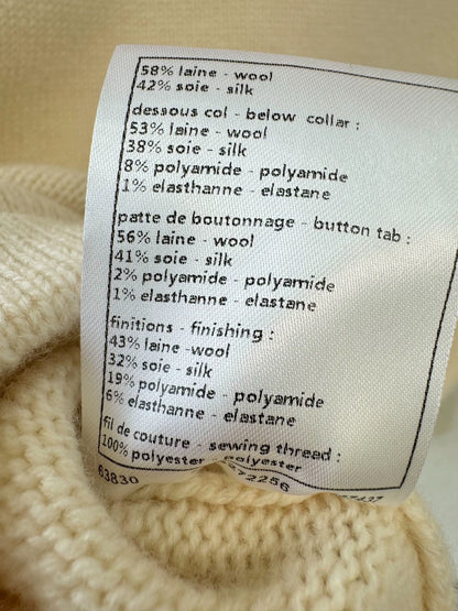 Pearl lace knitted cardigan