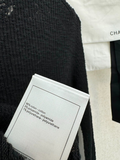 Granular knit cardigan