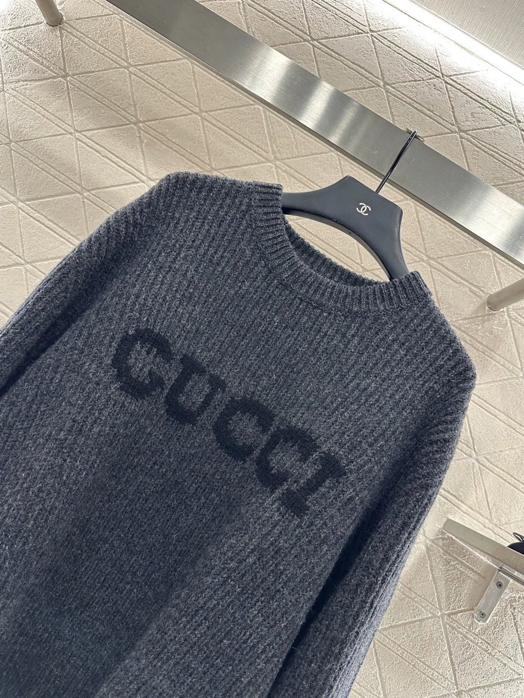 25fw Letter pullover sweater