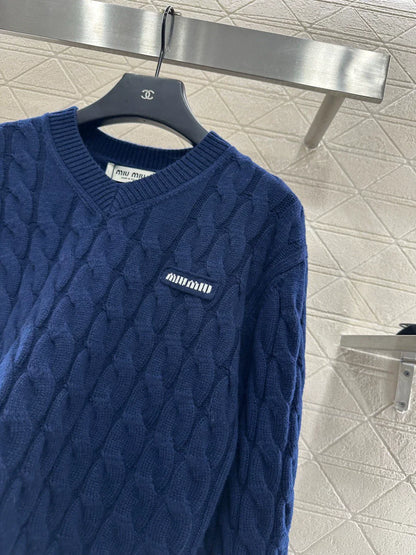 25fw Fried Dough Twists knitting pullover sweater