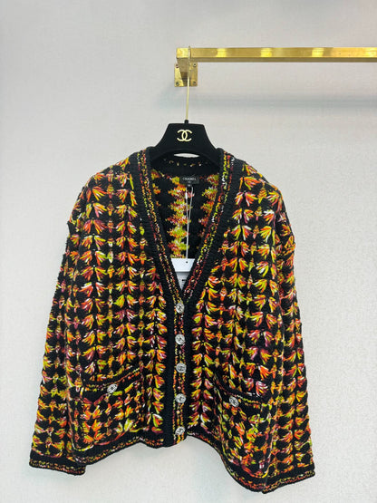 Colorful Knitted Cardigan