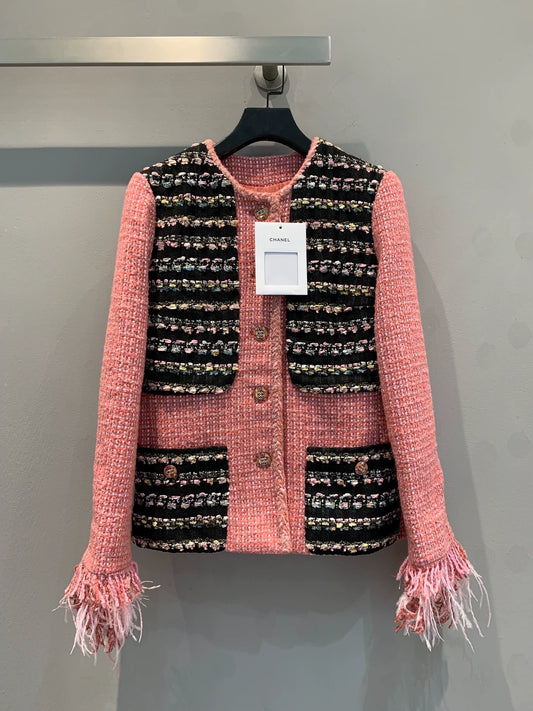 25fw Xiaoxiangfeng pink jacket（Medieval Series）