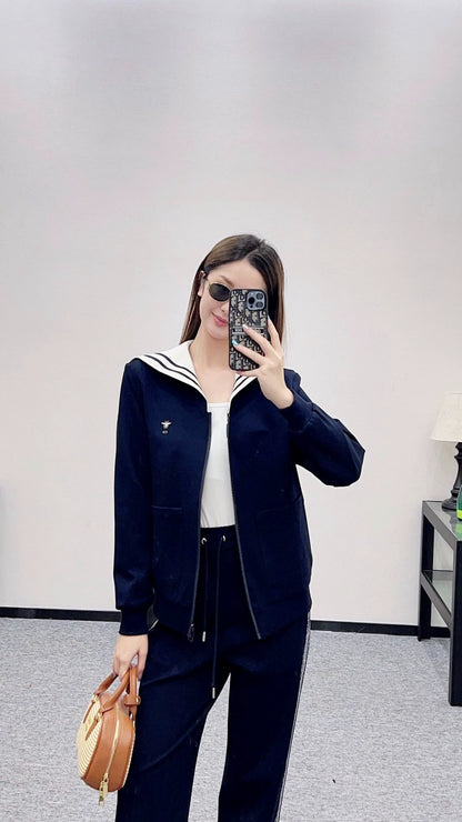 25fw Double sided hooded jacket and long pants set