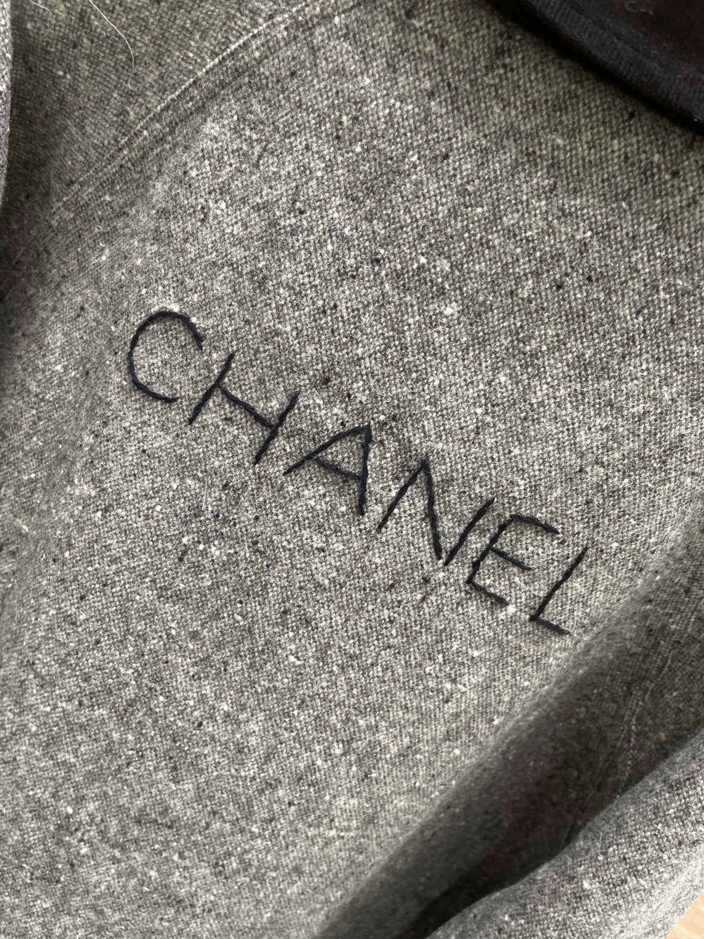 Grey wool blend jacket