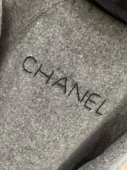 Grey wool blend jacket