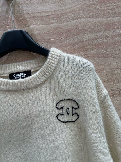 Double C Jacquard Sweater