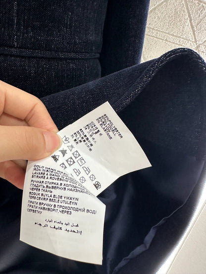 25fw Cowboy jacket pleated skirt set