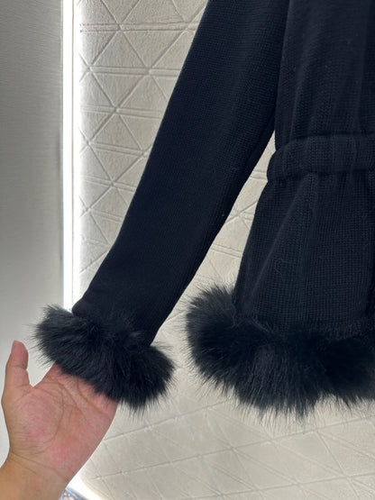 Knitted cardigan jacket