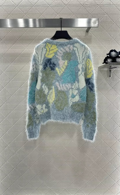 25fw Mohair knitted sweater