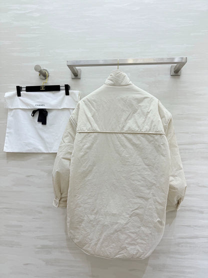 Stand collar jacket style down cotton jacket