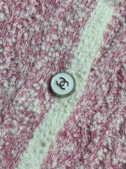 New colorblock hollow cardigan