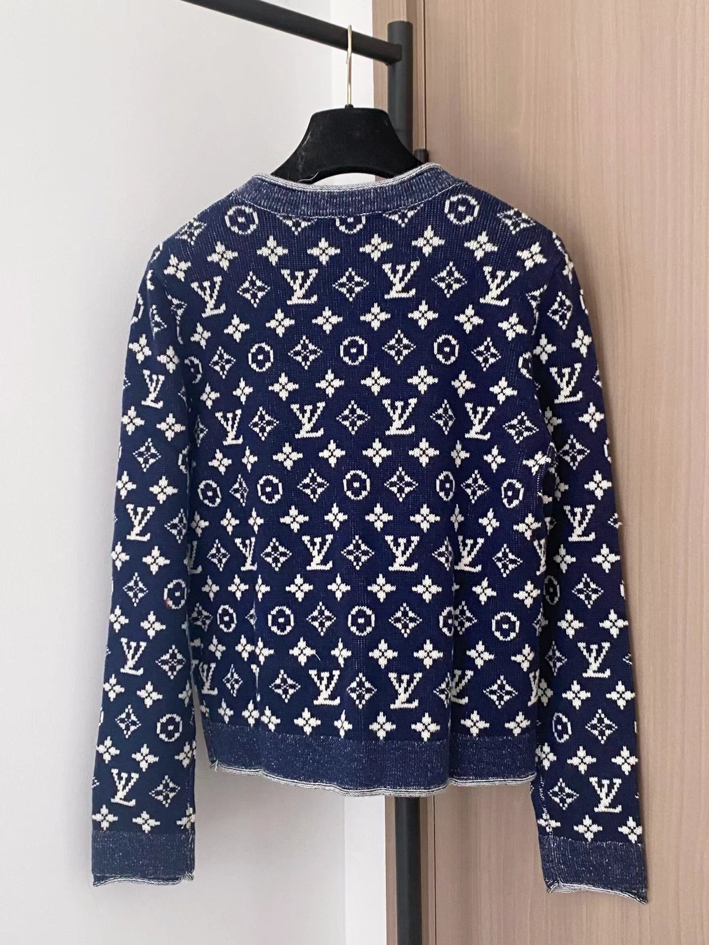25fw Old flower chain sweater