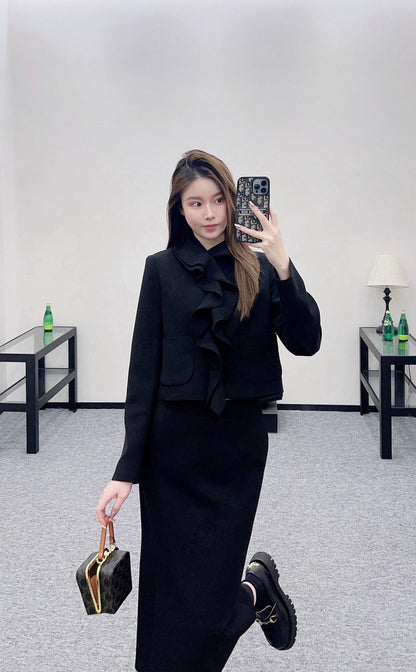 25fw Mushroom lace set