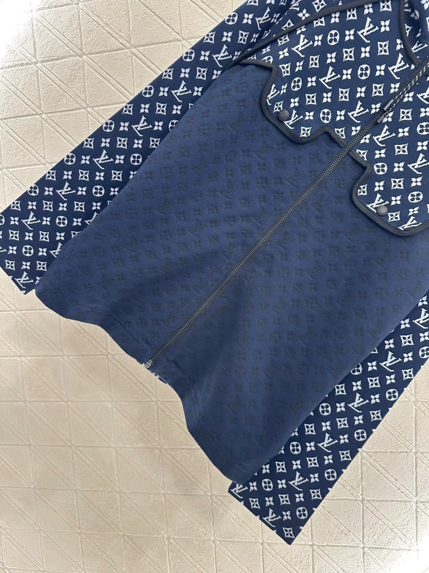 25fw Old flower hooded jacket