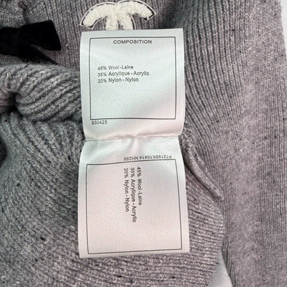 Grey Knitted Cardigan