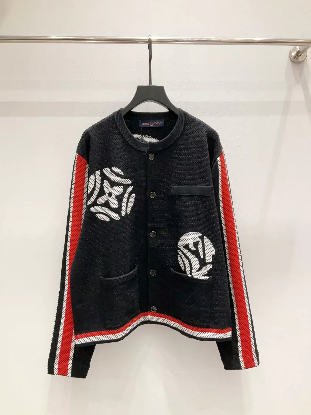 25fw Co branded knitted cardigan