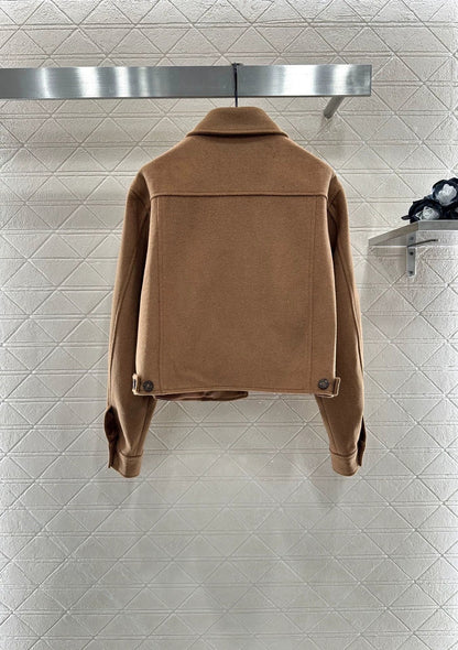 25fw lapel woolen coat