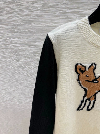 Deer Knitted Sweater