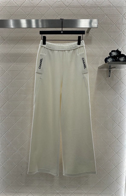 High waisted wide leg pants