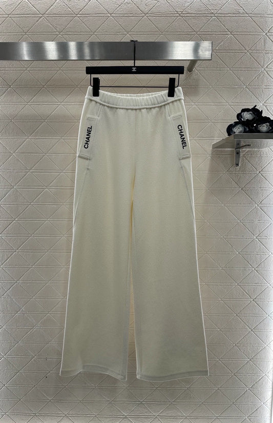 High waisted wide leg pants