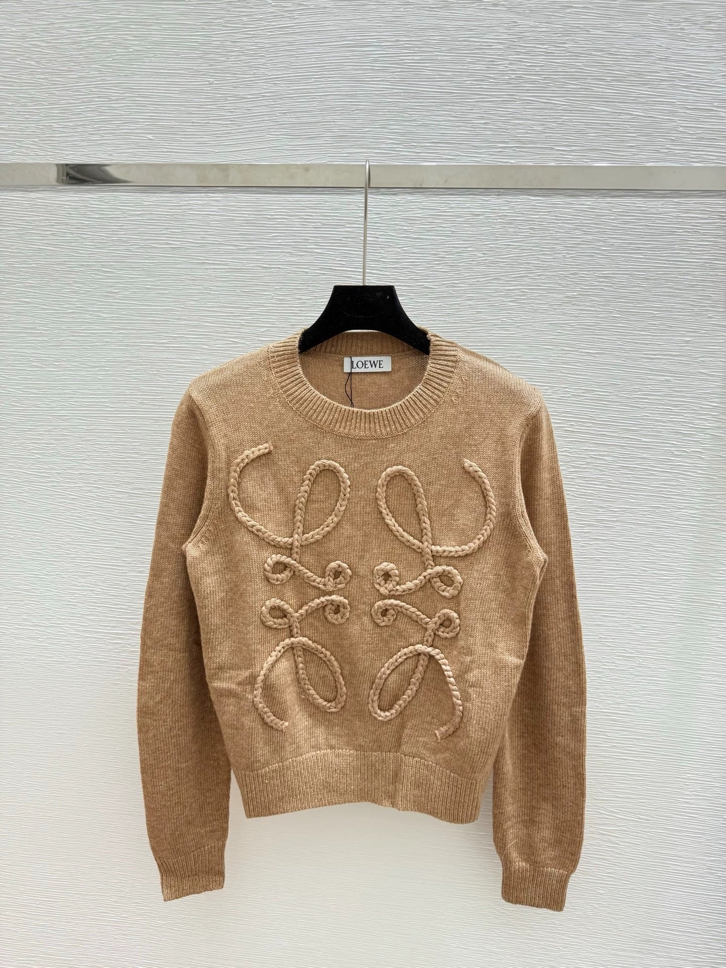 25fw Letter jacquard sweater
