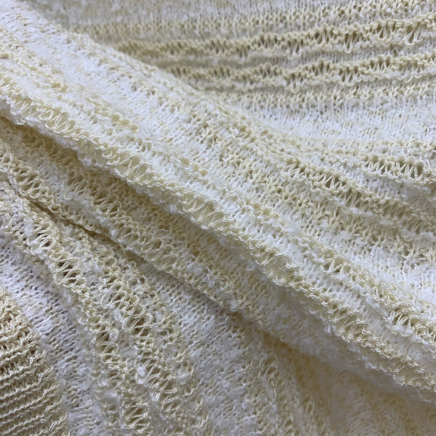 Knitted striped vest