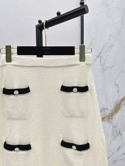 25fw Pocket Decorative Half Skirt