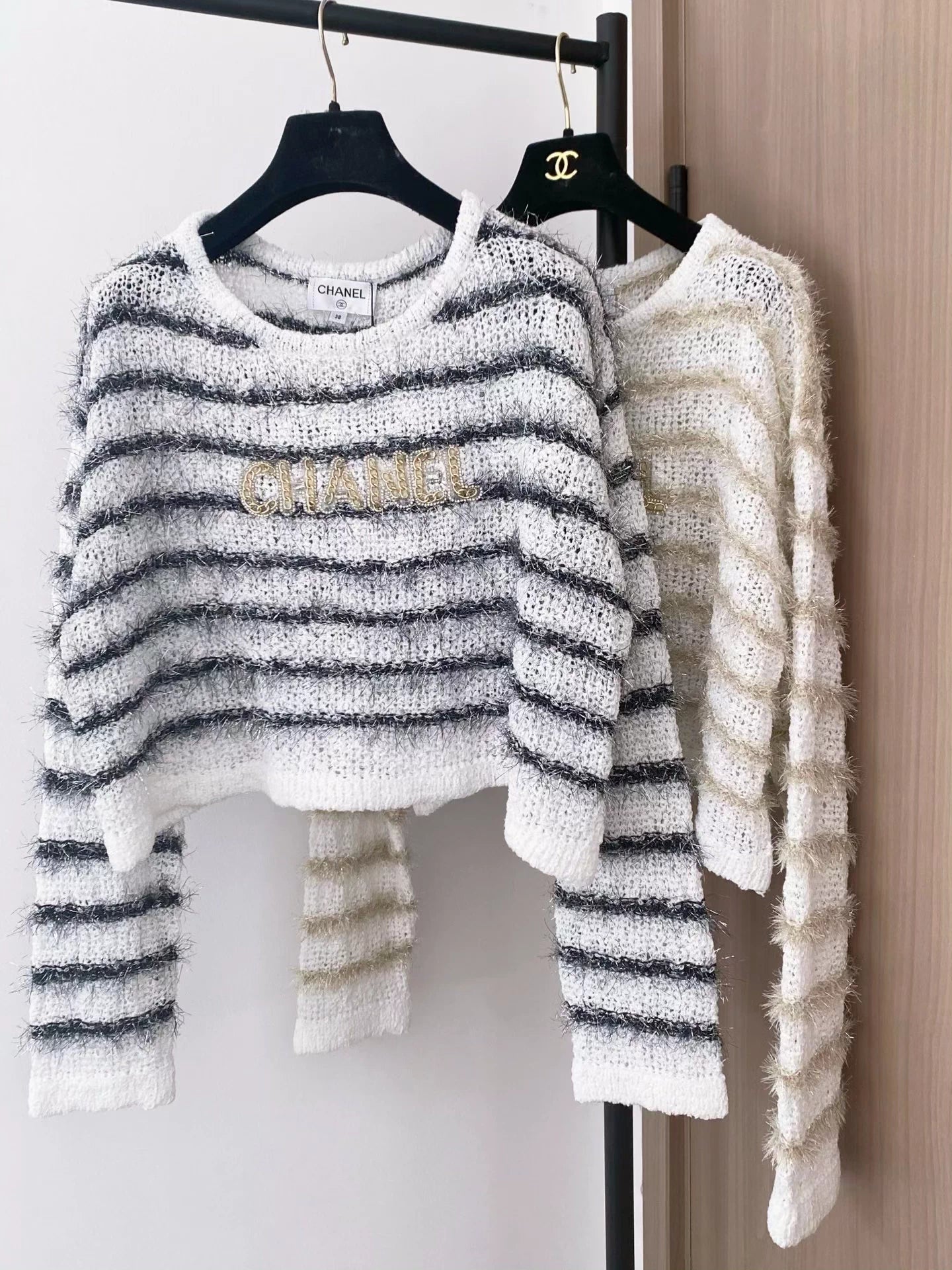 25fw Two tone long sleeved shirt