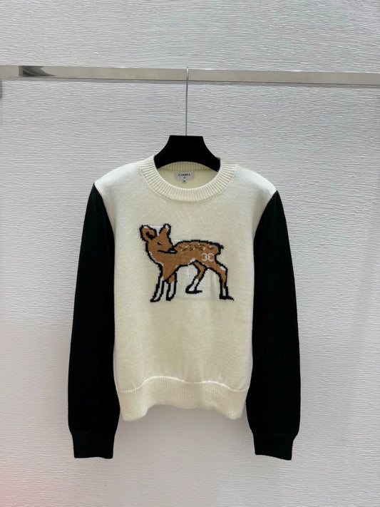 Deer Knitted Sweater