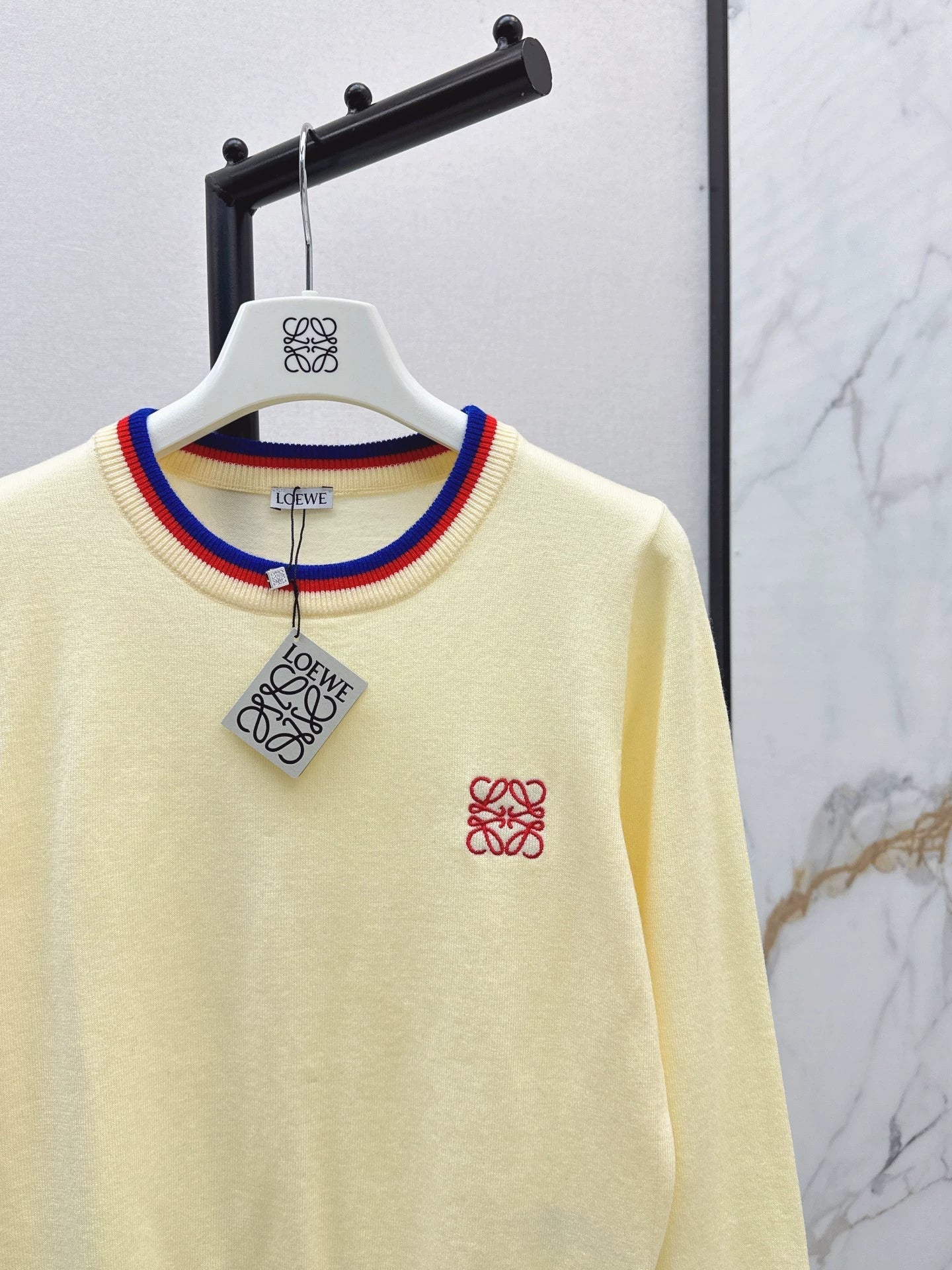 25fw Embroidered Knitted Sweater